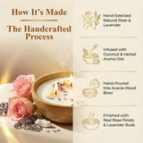 Rose Petal & Lavender Buds Aroma Candle 120g