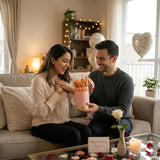 Peach Bloom Heirloom – Handcrafted Floral Jar Candle