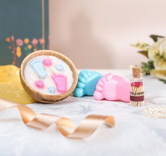 Herbs Little Candle Wonders Luxury Gift Hamper – view 2