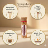 Premium Long 35 Borosilicate Matchsticks Jar