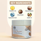 Organic Cocoa Shea Body Butter for Deep Moisturization & Hydration