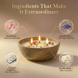 Rose Petal & Lavender Buds Aroma Candle 120g