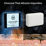 Activated Charcoal Powder, Aloe Vera & Neem | Herbal Deep Cleansing Soap