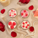 Weddings & Anniversaries Glass Vase Candle Set - Elegant Home & Event Decor