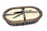 Aroma Woodbowl Candle – Large by Sage & Herbs