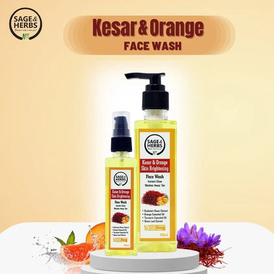 Kesar Orange Face Wash - Brightening & Acne-Fighting Natural Cleanser – view 2