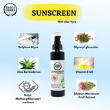 Natural Aloe Vera Sunscreen SPF 50 - Broad-Spectrum Sun Protection 100ml