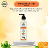 Mandarin & Mint Body Wash – Refreshing, Hydrating & Oil-Balancing Cleanser