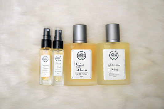 Eau De Parfum Combo Packs (11 ml + 11 ml + 35 ml + 35 ml) by Sage & Herbs
