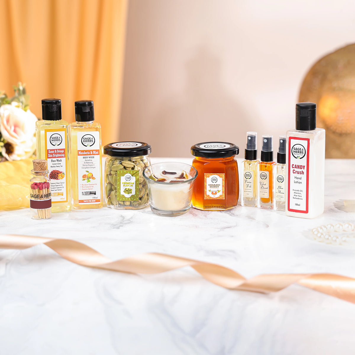 Grand Indulgence Hamper – Organic Honey, Skincare & Luxury Fragrance Gift Box – view 2