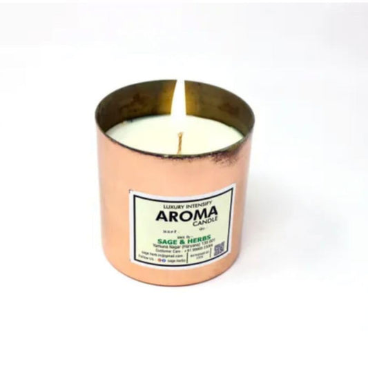 Organic Aroma Candles for Home & Bedroom(Handcrafted Soy Wax)