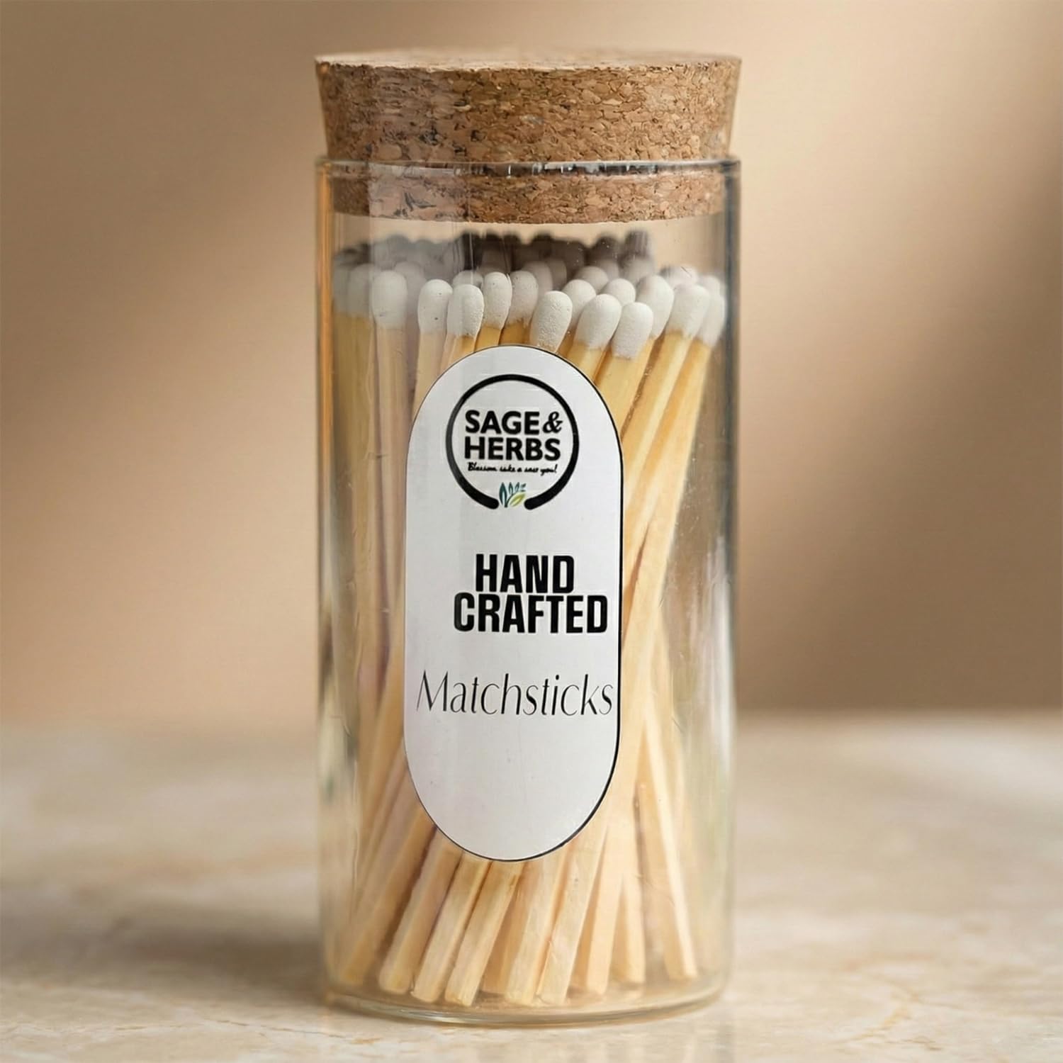 Premium Long 65 Borosilicate Matchsticks Jar
