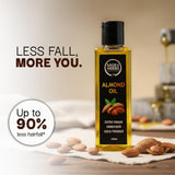Cold Pressed Almond Oil - Organic Skin & Hair Nourishing Oil
