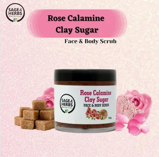 Exfoliating Calamine Clay Face Mask — Gently Exfoliates & Moisturizes Skin