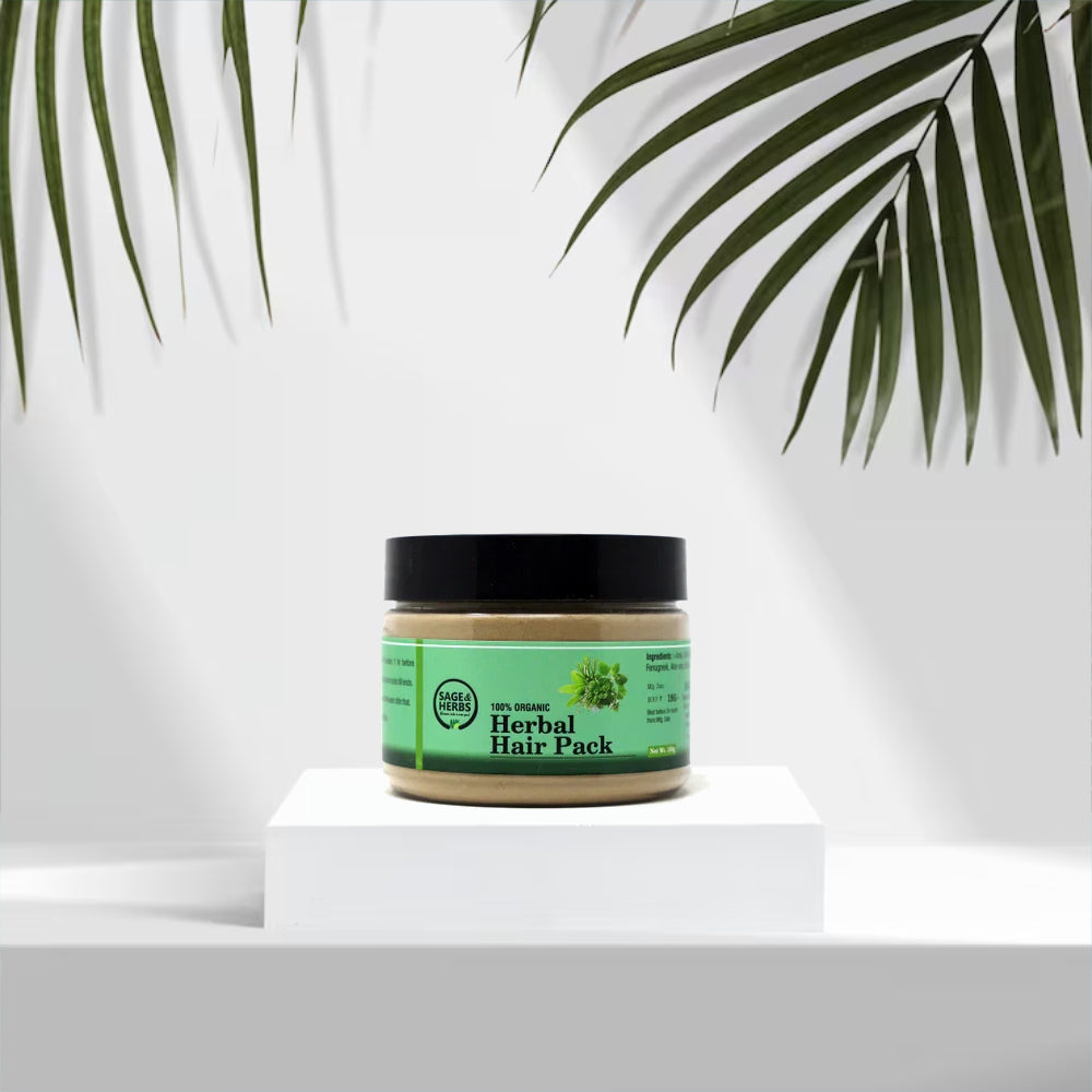 Herbal Hair Pack Mask for Dry & Damaged Hair – Deep Conditioning & Nourishment