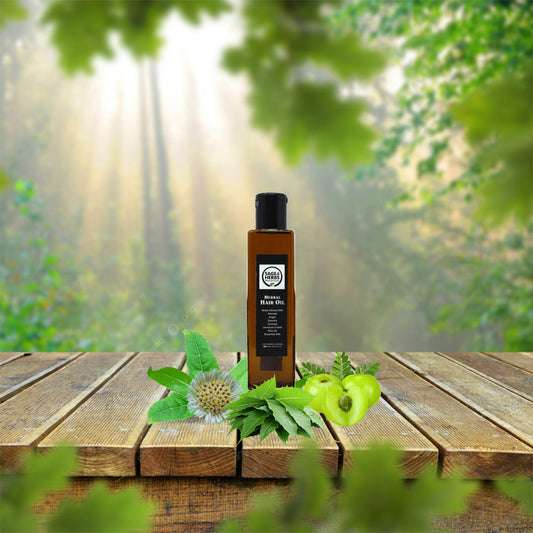 Herbal Hair Oil – Nourish, Strengthen & Promote Healthy Hair Growth by Sage & Herbs