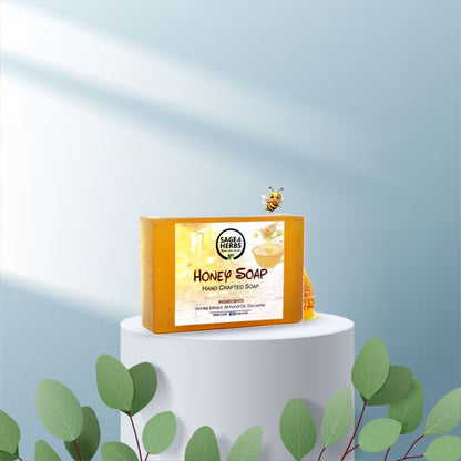 Honey Soap Bar for Hands – Natural Moisturizing & Gentle Handmade Soap 100g – view 2