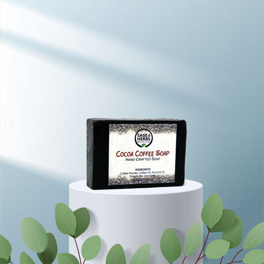 Cocoa Coffee Soap – Energizing Exfoliating & Moisturizing Handmade Soap – view 2