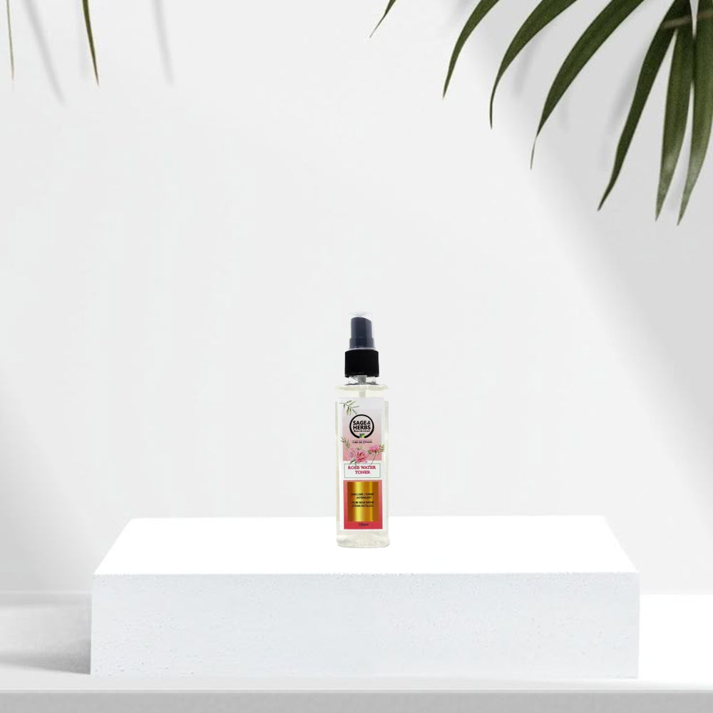 Rose Water Toner for Face - Natural Hydrating Facial Toner