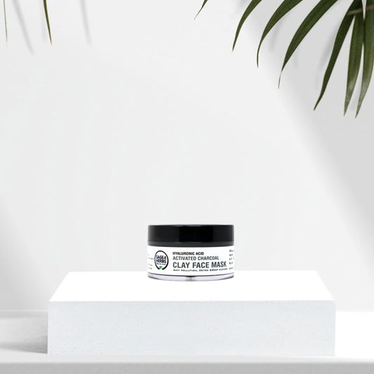 Activated Charcoal Clay Face Mask - Deep Detox & Purifying Clay Mask 50g by Sage & Herbs