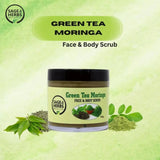 Green Tea Moringa Face & Body Scrub - Antioxidant Detox & Exfoliation