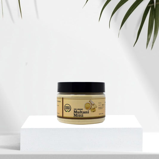 Organic Multani Mitti - 100% Pure Fuller’s Earth Skin & Hair Powder 150g by Sage & Herbs