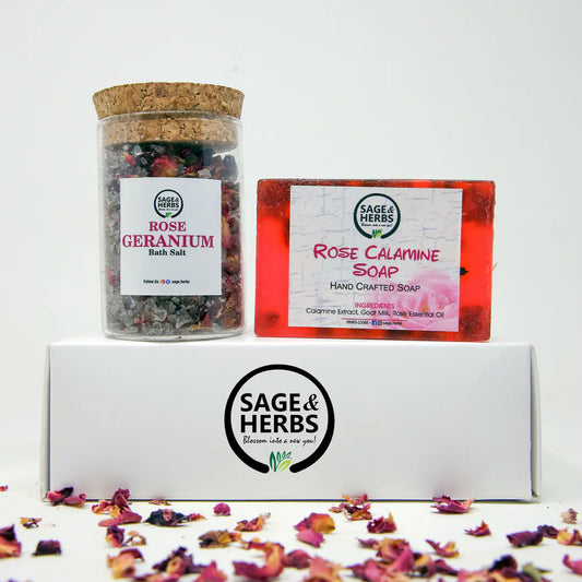 Valentine Day Gift Set - Natural Romantic Gift Hamper by Sage & Herbs