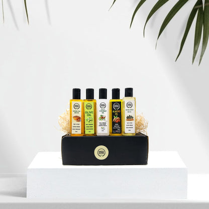 Essential Oil Wellness Kit - Cold-Pressed Natural Oil Gift Set by Sage & Herbs