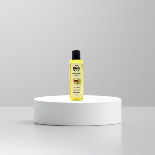 Cold Pressed Natural Sesame Seed Oil - Pure Hair & Skin Nourishment by Sage & Herbs