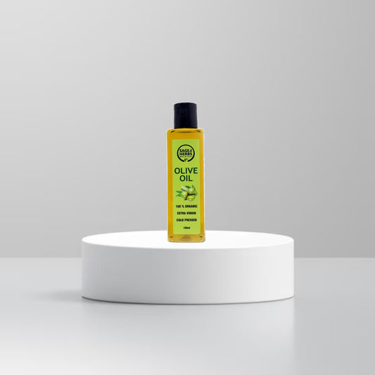 Cold Pressed Olive Oil - Organic Extra Virgin for Skin, Hair & Cooking by Sage & Herbs