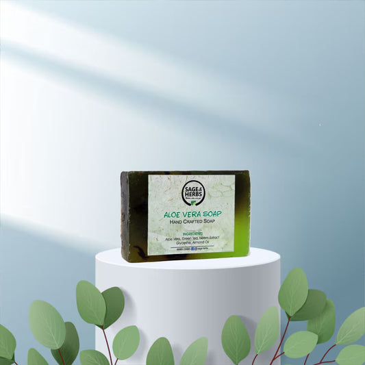 Aloe Vera Soap — Hydrating & Nourishing Herbal Bathing Soap by Sage & Herbs
