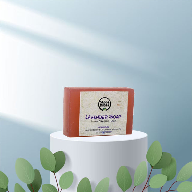 Lavender Essential Moisturizing Soap — Hydrating & Calming Botanical Formula (Pack Of 3: 3x100g) by Sage & Herbs