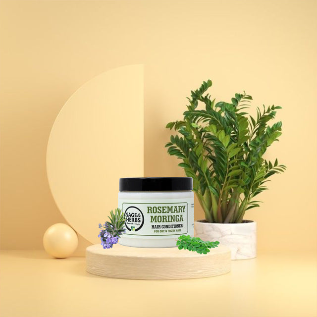 Rosemary Moringa Conditioner – Deep Nourishment & Hair Strength by Sage & Herbs