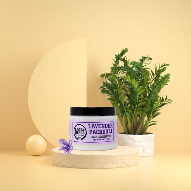 Lavender Patchouli Conditioner – Nourishing Herbal Hair Conditioner by Sage & Herbs