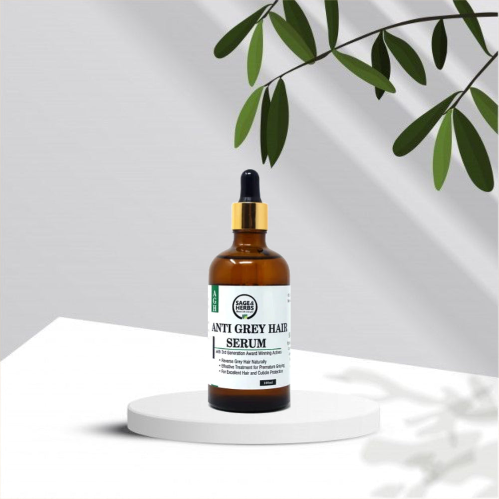 Anti Grey Hair Serum – Natural Melanin Support & Hair Pigment Booster