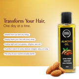 Cold Pressed Almond Oil - Organic Skin & Hair Nourishing Oil