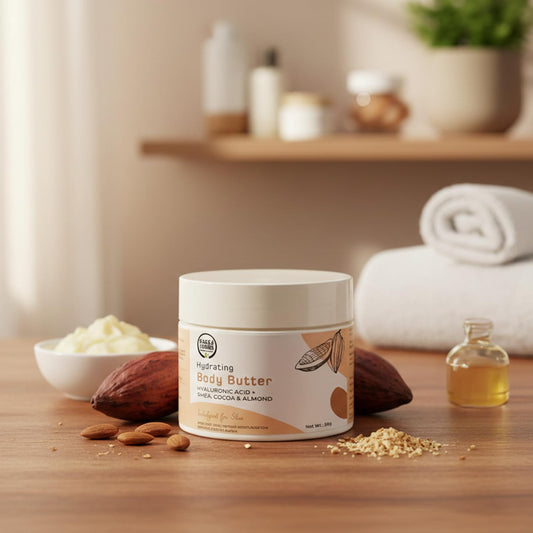 Organic Cocoa Shea Body Butter for Deep Moisturization & Hydration