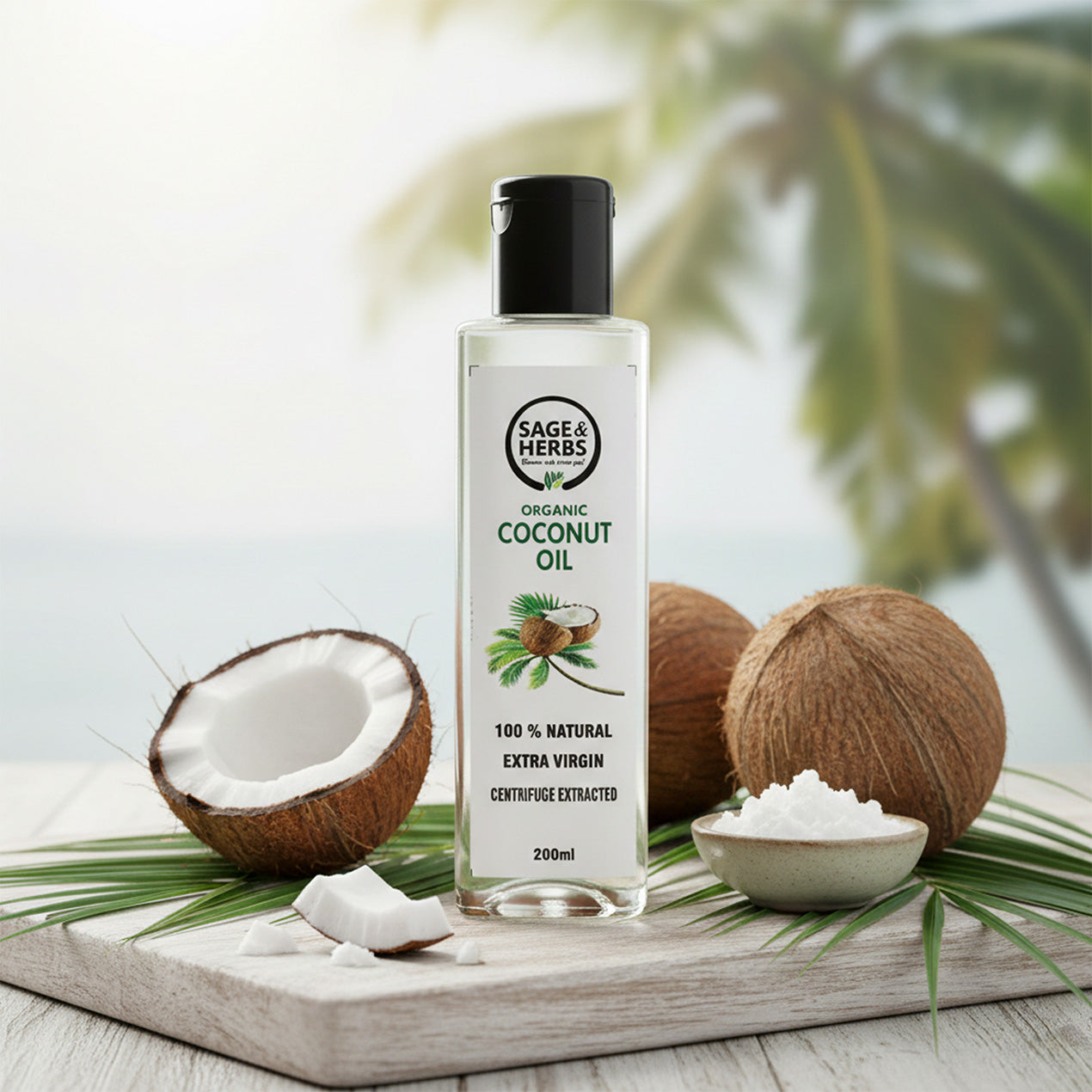 Organic & Natural Coconut Milk Oil - Centrifugal system Extra Virgin