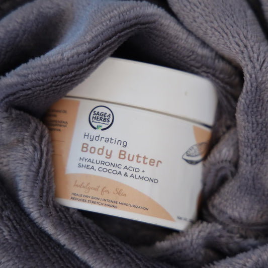 Organic Cocoa Shea Body Butter for Deep Moisturization & Hydration