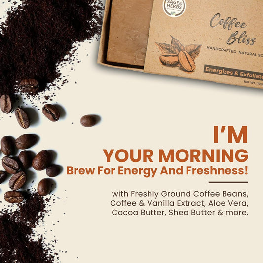 Natural Cocoa Coffee Handmade Soap — Moisturizing & Nourishing