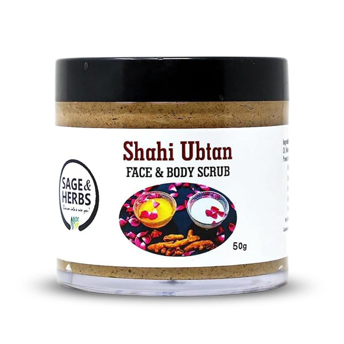 Shahi Ubtan Face & Body Scrub - Natural Ayurvedic Exfoliating Scrub