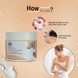 Organic Cocoa Shea Body Butter for Deep Moisturization & Hydration
