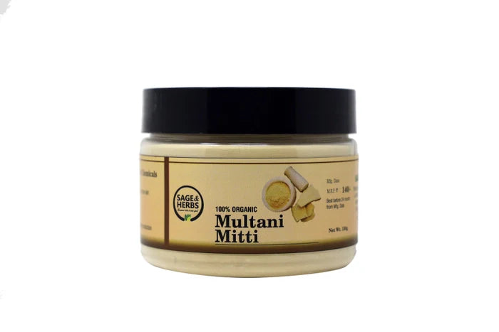 Organic Multani Mitti - 100% Pure Fuller’s Earth Skin & Hair Powder 150g