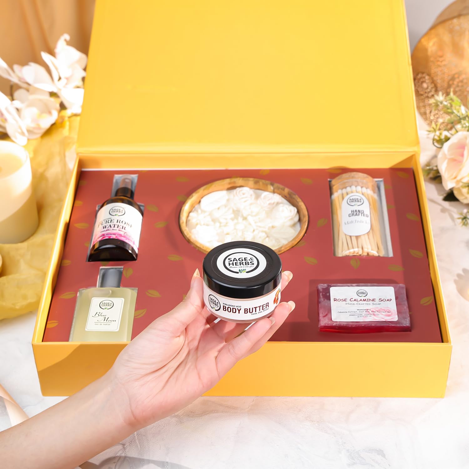 Floral & Butter Essentials Luxury Eco-Friendly Gift Hamper