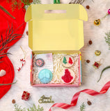Frosty Charm Box - Organic Winter Gift Set with Soaps, Candles & Lip Balm