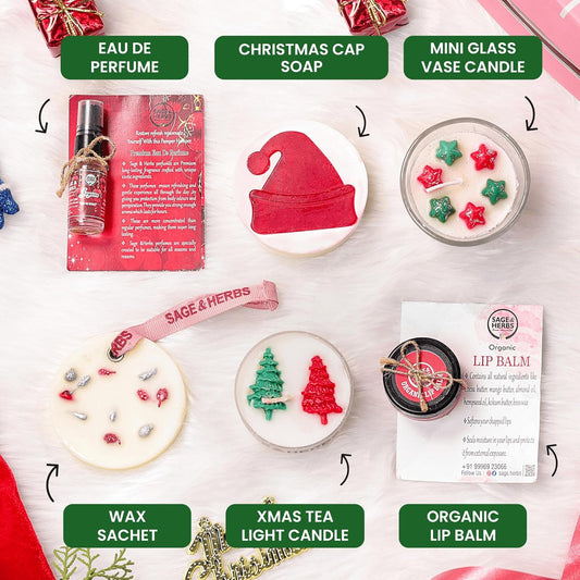 Christmas Scented Festival - Festive Soy Wax Candles & Holiday Aromas Gift Set