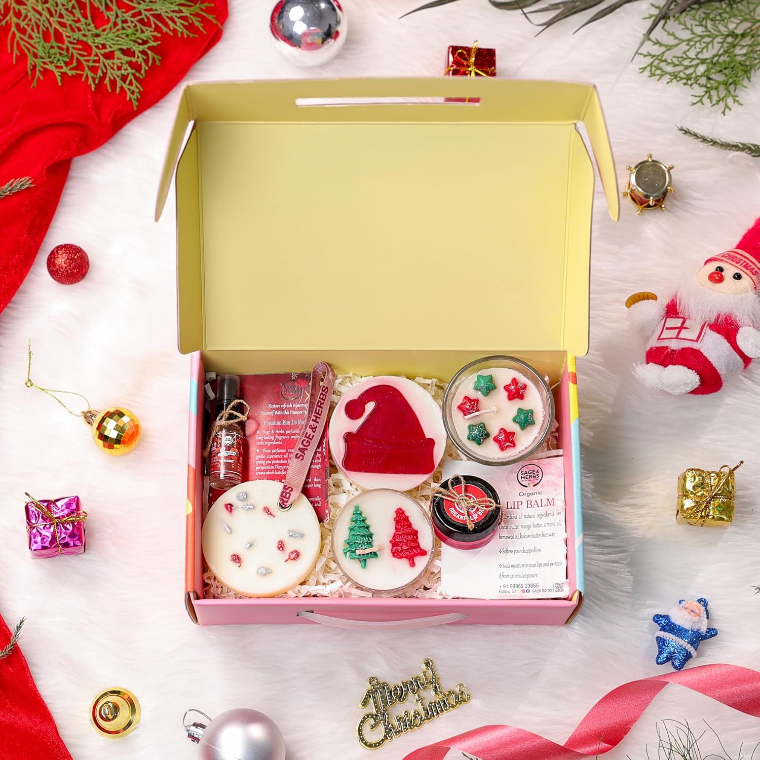 Christmas Scented Festival - Festive Soy Wax Candles & Holiday Aromas Gift Set