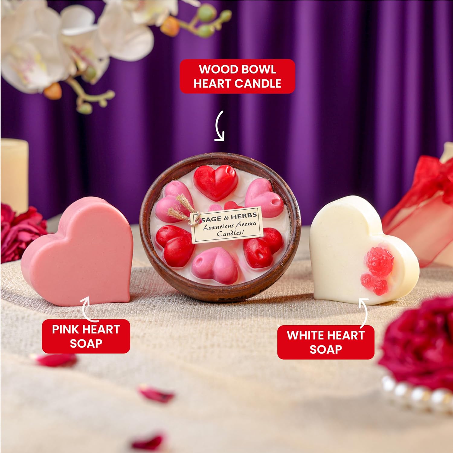 Love Indulgence Gift Hamper – Romantic Gift for Couples, Self-Care & Wellness