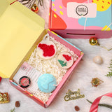 Frosty Charm Box - Organic Winter Gift Set with Soaps, Candles & Lip Balm