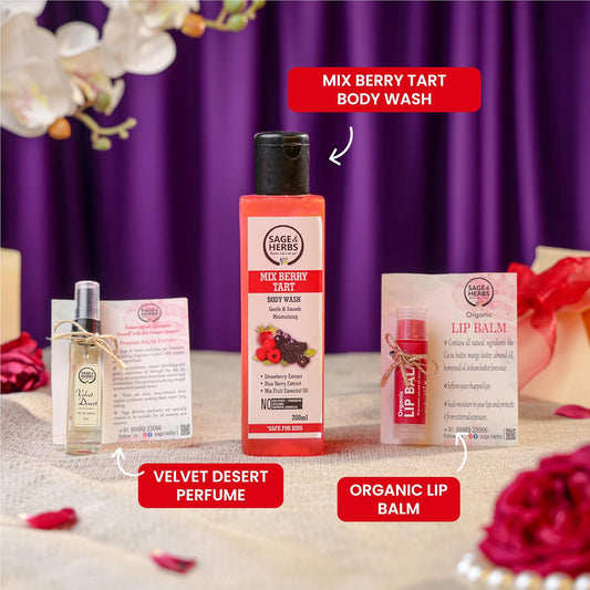 Love Indulgence Gift Hamper – Romantic Gift for Couples, Self-Care & Wellness – view 2
